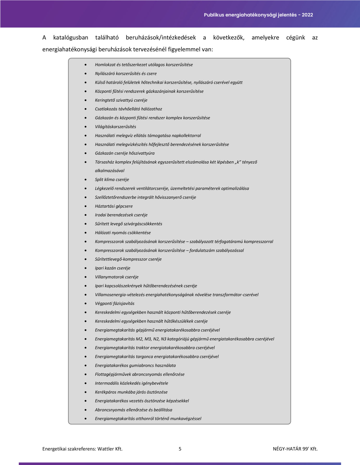 energetikai referencia